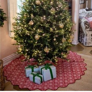 Julia Amory Rouge Patchwork Tree Skirt.